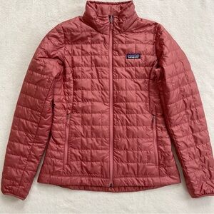 Patagonia Nano Puff Jacket Womens S Rosehip RHP 84217 PrimaLoft Lightweight